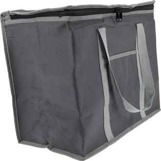 Cabilock Foldable Insulated Shopping Bag Non-woven Fabric Large Capacity Grocery Tote Washable Picnic Outdoor Pouch for Retail and Takeout Use