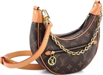 Louis Vuitton Loop Handbag Monogram Canvas hobo bag - Bruin