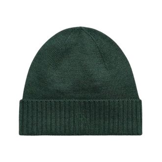 Polo Ralph Lauren Logo Beanie - Heren - Accessoires - Groen - Maat: ONE Size Wol