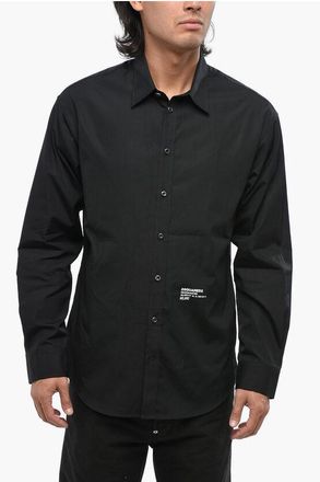 Dsquared2 Poplin Shirt HEADQUARTER with French Collar size 50