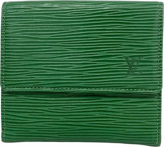 Louis Vuitton Borneo Green Wallet (Tri-Fold) (Pre-Owned)