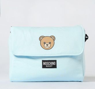 Moschino Diaper Bag Teddy in cotone