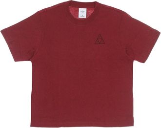 HUF Driehoekige Bloodstone Tee - Dames - T-shirts - Rood - XS - Katoen - Tops