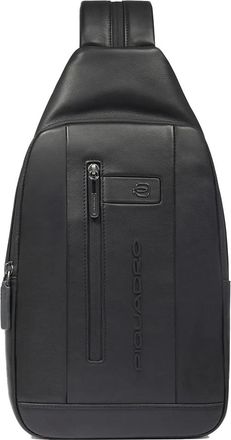 Piquadro Tassen, Heren, Zwart, ONE Size, Leer, Mono Sling Bag