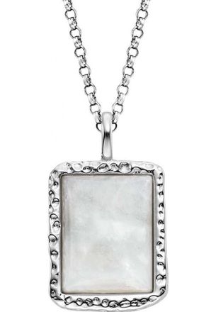 Engelsrufer Womens ERN-PURE-MO Ladies Pure Moon Necklace Silver Sterling - One Size