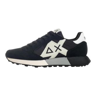 Sun 68 Sneakers, male, Black, Size: 10 US Low Top Sneakers