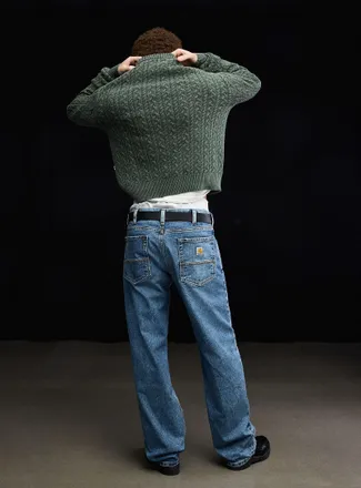 Carhartt Work in Progress Mens Washed work jean Relaxed fit