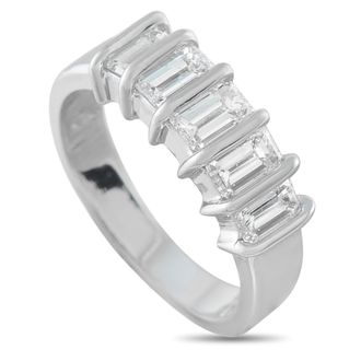 Luxury Bazaar 14K White Gold 1.25ct Diamond Ring MF13-062426