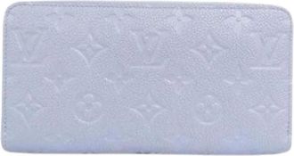 Louis Vuitton Pre-owned Wallets, female, Blue, Size: ONE SIZE Pre-owned Zippy Wallet