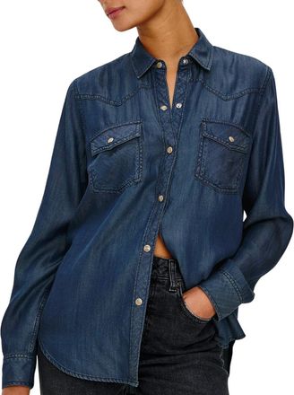 Rails Remi Button Up Shirt In Oceana