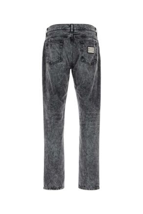 Dolce & Gabbana Mens Black Denim Jeans Varianteabbinata