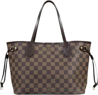 Louis Vuitton Pre-owned Damier Canvas Tote Pouch - Dames - Vintage Shopper - Bruin - ONE Size - Vintage