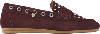 VIA VAI June Macy Loafers - Dames - Loafers - Rood - 40 EU - Leer - Schoenen