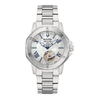 Bulova Marine Star Lady Automatic - Dames - Horloges - Wit - ONE Size - Accessoires