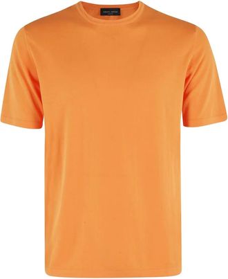 Roberto Collina cotton T-shirt - men - Cotton - 5XL - Orange