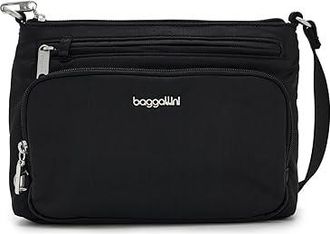 Baggallini Securtex(r) Anti-theft Keepsake Crossbody Cross Body Womens Handbags Black, Nylon