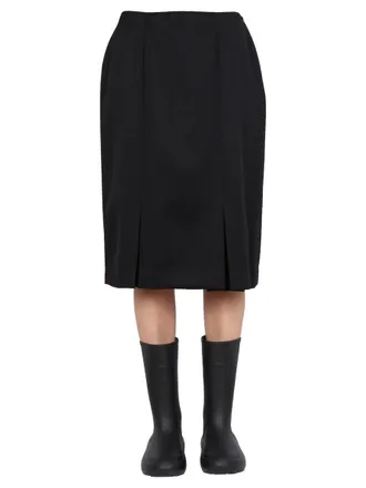 Raf Simons Straight Cut Skirt - Black