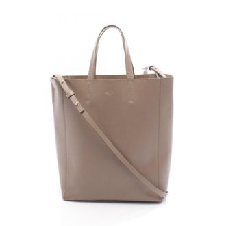 Celine Gray Leather Tote Bag (Pre-Owned)