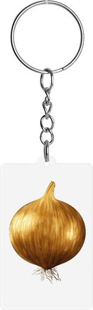 Generic Onion Funny Funny Acrylic Keychain Personal Key Chain Bag Car Keys Accessories Gifts for Women Men