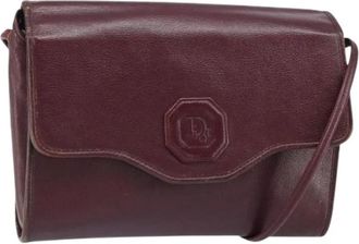 Dior Pre-owned Vintage Schoudertas - Dames - Vintage Schoudertas - Rood - ONE Size - Leer - Vintage