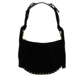 Isabel Marant Black Suede Oskan Shoulder Bag Borse A Mano