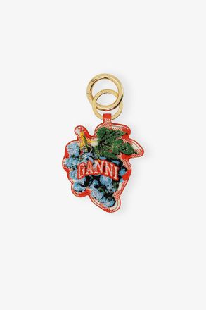 Ganni Red Grape Keyring