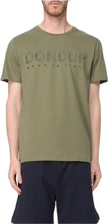 Dondup Hombre, Camisetas, Verde, Talla: L