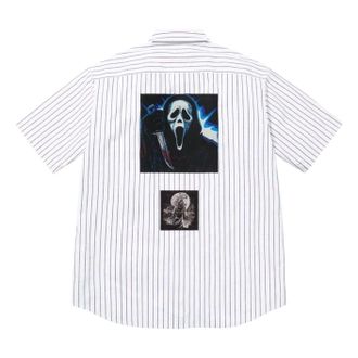 SUPREME x Ghostface SS26 S/S Work Shirt Stripe SUP-SS26-210-STR