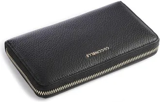 Coccinelle Womens Wallet Black Cowhide Bags
