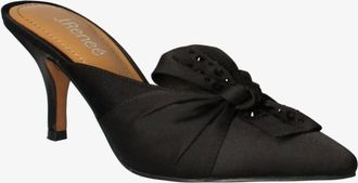 J. Rene&eacute; Womens Mianna Satin Pump Heels In Black