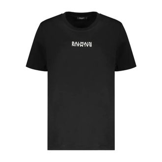 Balmain T-Shirts, male, Black, Size: XS Logo-print T-shirt