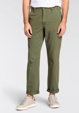 Levi's Chinohose LEVIS CHINO AUTHENTIC STRT, Herren, Gr. 30, L&auml;nge 30, gr&uuml;n (four leaf clover sof), Web, Obermaterial: 100% Baumwolle, unifarben, regular fit