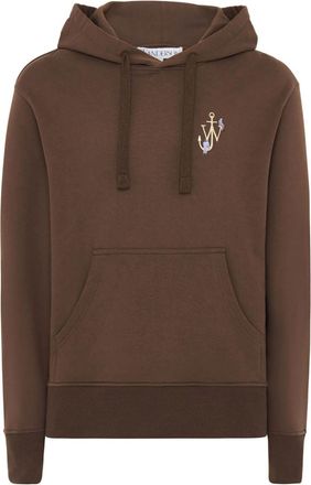 J.W.Anderson Hoodie met borduurwerk - Bruin