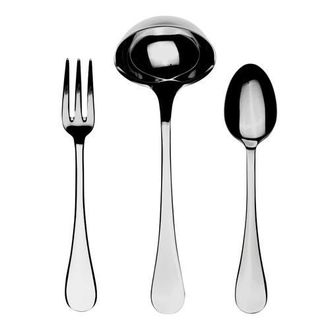 Mepra Brescia Serving Set - 3 Pieces in Silver at Nordstrom
