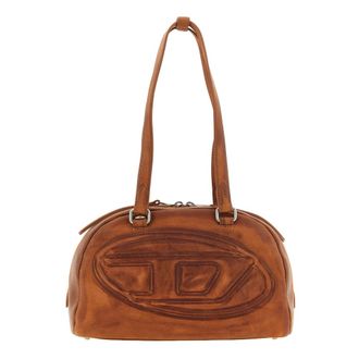 Diesel Bolso de hombro 1DR Dome Soft - Bags - Mujer - Marr&oacute;n - ONE SIZE