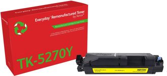 OEM Remanufacturado Everyday T&oacute;ner Everyday Amarillo Remanufacturado De Xerox Es Compatible Con Kyocera Tk-5270y, Capacidad Est&aacute;ndar