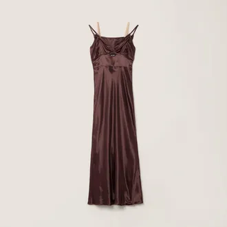 Miu Miu Long satin dress