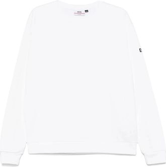 GCDS Witte Crewneck Sweater - Heren - Sweatshirts - Wit - XS - Hoodies & sweatvesten