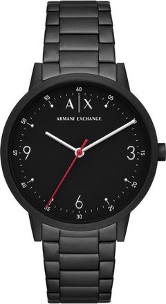 A|X Armani Exchange Cayde Quartz Bracelet Watch, 42mm in Black at Nordstrom Rack