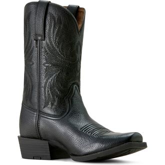 Ariat Sport Narrow Cutter Toe Cowboy Boot in Black at Nordstrom, Size 7.5