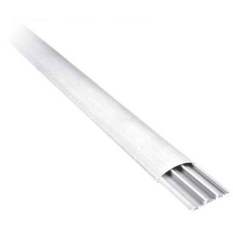 Trade Shop Trade Shop - Set 2 Canalina Passacavi Plastica Ct2 Bianco 2mt 60x15mm A Pavimento 5626015f/wh