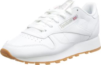 Reebok Men Classic Leather Sneaker, FTWR White/Pure Grey 3/Reebok Rubber Gum-03, 17