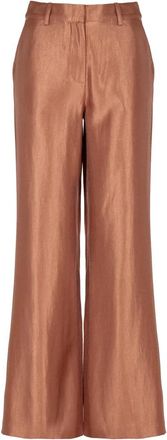 Freebird by Steven Lolani Wijde Broek - Dames - Wijde Broeken - Bruin - S - Broeken