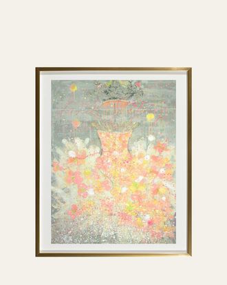 RFA Fine Art Champagne Rose Giclee by Lenore Gimpert