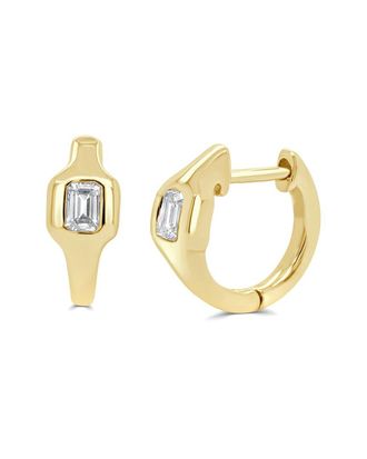 Sabrina Designs 14K 0.32 Ct. Tw. Diamond Huggie Earrings