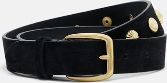 Nour Hammour Eden studded suede belt
