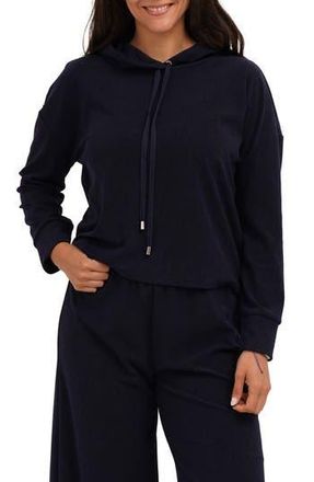 Cyrus Terry Drawstring Hoodie in Eclipse at Nordstrom Rack, Size X-Large