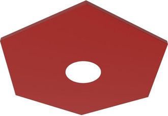 Lumicom Lumicom - River Hex 1x Plaf&oacute;n Monocolor Mate