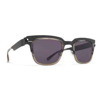 Mykita Sunglasses, unisex, Gray, 51 MM, Raymond SUN Sunglasses in Grey Stripes