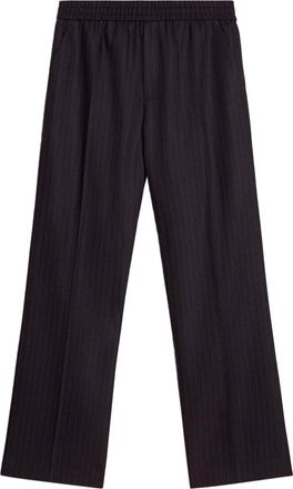 Golden Goose Relaxed Wide-Leg Trousers with Subtle Pinstripe Design